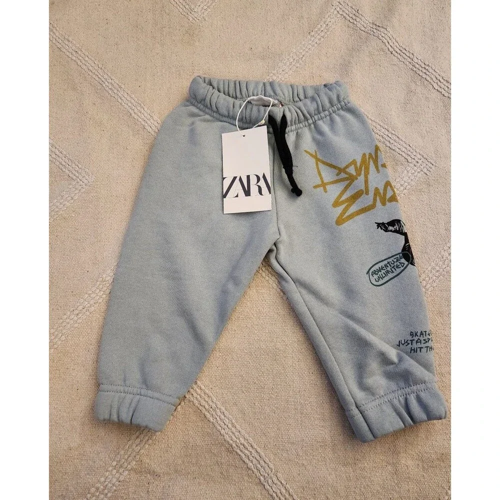 Zara adventure jogger pants size 9-12 months nwt